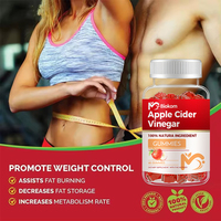 Gummies Minceur Naturelles KETO ACV Sans Sucre pour Ventre Plat, Vinaigre de Cidre de Pomme, Perte de Poids, Marque Privée OEM en Gros