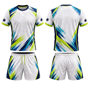 T-shirt en jersey à manches courtes unisexe entièrement personnalisé, séchage rapide, 100% polyester, impression numérique personnalisée, respirant - Product Image 1