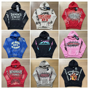 Sudadera con capucha vintage 100% algodón personalizada con cremallera, proveedor mayorista 6709, lavado ácido, estampado completo, estilo urbano, unisex, oversize - Product Image 2