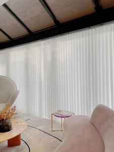 Decorazioni natalizie esterne Anti-graffio Chiffon sfondo tenda a tinta unita trasparente pannello bianco diamante filato tende balcone - Product Image 5