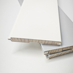 لوحة حائط لسان وأخدود بيضاء ممغنط بالواح ، ألواح خشبية ثلاثية الأبعاد مصبوبة ومطحونة حسب الطلب - Product Image 6