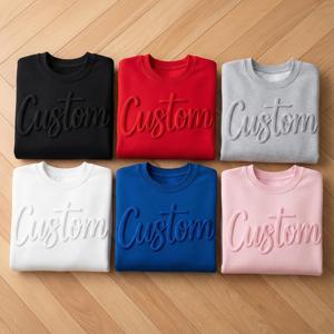 Camiseta de Manga Larga con Capucha para Hombre, Estilo Urbano, Estampado Gráfico en 3D con Espuma, Algodón Grueso de Alta Calidad, Talla Grande - Product Image 2