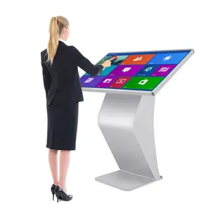 32 Inch Advertise Information Interactive Digital Kiosk with Stand Android System and Win System 32" LED Screen 1920 *1080