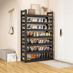 Zapatero de Acero para el Hogar, Multicapa, Tipo Vertical, para Entrada, Diseño Simple, Forma Rectangular, Capacidad para 20-35 Pares - Product Image 1