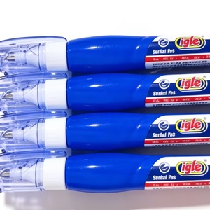 Bolígrafo Corrector Escolar Popular al por Mayor, con Cabeza Metálica, Líquido Corrector de Alta Calidad, Secado Rápido, Seguro, No Tóxico, Blanco - Product Image 2