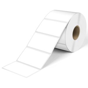 Rouleau d'étiquettes thermiques 57x32mm 800 étiquettes autocollantes compatibles avec l'imprimante <span class=keywords><strong>Zebra</strong></span> GK420d <span class=keywords><strong>ZD420</strong></span> - Product Image 2