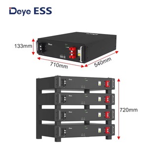 Deye SE-G10.2 10kWh แบตเตอรี่โมดูล51.2V ที่ LiFePO4โซลูชันการจัดเก็บพลังงานที่บ้านติดตั้งได้อย่างรวดเร็ว - Product Image 3
