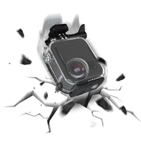 Étui étanche en plastique avec capuchon d'objectif de haute qualité et écran tactile pour caméra d'action Max, boîtier de protection pour la plongée avec rotation à 360 degrés