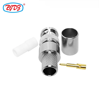 Connecteur RF à sertir de type BNC mâle pour connecteurs coaxiaux coaxiaux RF BJR400 RG8 RG214 RG213 en stock