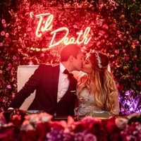 Letreros de Neón Personalizados 2023, Tiras LED Flexibles de 12V para Decoración de Bodas, Hogares, Paredes, Empresas y Parques