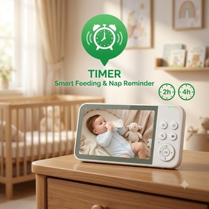 Meilleur moniteur pour bébé |   Caméra de surveillance pour bébé avec batterie 5000 mAh, moniteur bébé, système fiable de surveillance à domicile - Product Image 5