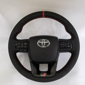 Upgrade NEU GR Lenkrad Custom Style Lenkrad Style Lenkrad Für <span class=keywords><strong>Toyota</strong></span> HILUX Voll leder Lenkrad - Product Image 3