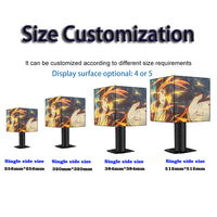 Cubo LED P2.5 su Misura a 5 Lati, Display LED Quadrato Creativo Impermeabile, Insegna Luminosa per Caffetterie, Schermo Pubblicitario