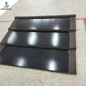 <strong>Solar</strong> Roof <strong>Tiles</strong> 80w <strong>Solar</strong> Panels <strong>Tiles</strong> Lightweight Stone Coated BIPV <strong>Solar</strong> <strong>Tile</strong> for <strong>Solar</strong> Energy System - Product Image 3