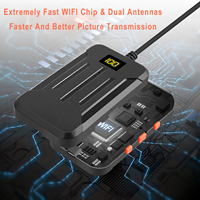 F300 Endoskopi Nirkabel 8MM Lensa Ganda Kamera Inspeksi WIFI 1080P Kamera Ular Borescope Nirkabel untuk Iphone Android Kabel 2M