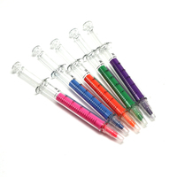 Nouvelle nouveauté seringue d'injection en forme de stylo marqueur plat avec surligneur