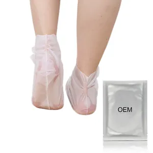 Removes Dead Skin Korean Disposable White Soft Exfoliation Nourishing Milky Peel Off Foot Peeling Foot Masks