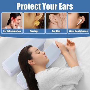 Almohada para Piercing de oreja de espuma viscoelástica ajustable de tres alturas para personas que duermen de lado, inflamación del dolor de oído y protección para Piercing de oreja - Product Image 6