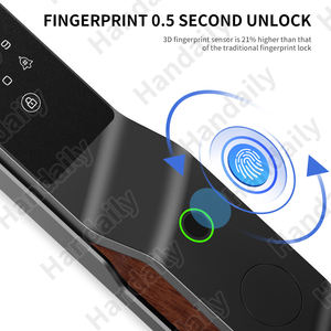 ハンデイリー新型掌静脈認証ビデオ通話スマートロック（カメラ、顔認証、指紋、カード、Tuya対応） - Product Image 4
