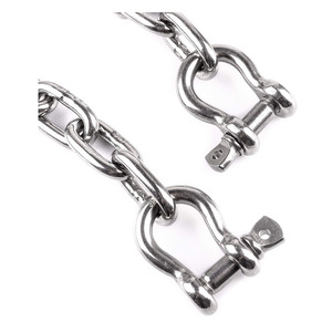 Chúng tôi thép không gỉ kính chắn gió 5/16 "G4 Neo chuỗi 316 'dài bao gồm <span class=keywords><strong>3</strong></span>/<span class=keywords><strong>8</strong></span>" Bow xiềng xích - Product Image 2