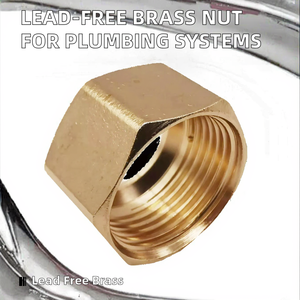 Premium HT. Tuerca de Compresión Forjada en Latón Sin Plomo, Resistente a la Corrosión a Baja Presión - Product Image 2