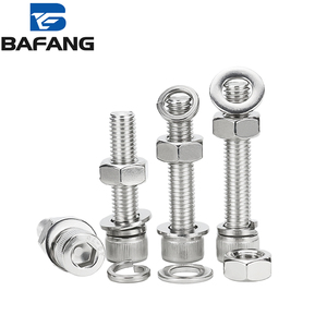 Factory Direct Stainless Steel Cap <strong>Head</strong> Hexagonal Socket Screw DIN912 Triple Combination Bolt Washer Nut Metric - Product Image 1