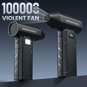 Souffleur à air puissant 100 000 tr/min, mini ventilateur turbo jet haute vitesse, mini ventilateur turbo violent, moteur sans balais, portable pour usage industriel - Product Image 1