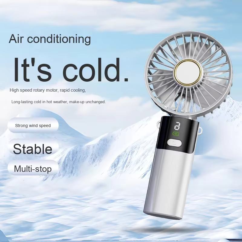 mini fan rechargeable portable handheld 6  hours running time