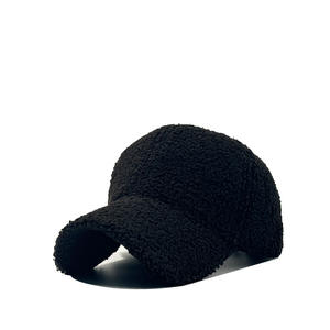 秋冬アウトドアレジャー暖かいサンハット新作100％コットン無地6パネルコーデュロイ野球帽ダックビルキャップユニセックス - Product Image 4