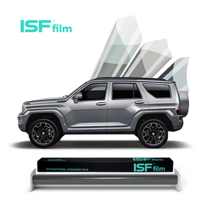 ISFFILM Miếng Dán Kính Ô Tô Bằng Gốm Nano Phủ Màu Cửa Sổ Xe Hơi 1.52*30M Màng Nhuộm PET Cho Ô Tô - Product Image 3