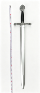 Épée Arthurienne d'Halloween en Métal Magnifique pour Cosplay, Thème Chevalier Royal Médiéval, Accessoire Unisexe - Product Image 6