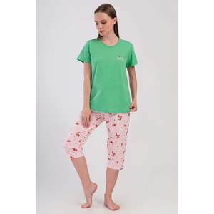 Combinaison de nuit ovale à manches courtes et col rond pour femme, taille XXL - Product Image 4