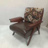 Canapé contemporain de luxe en bois de teck pour la maison, le bureau ou le salon, meubles de patio extérieurs à siège profond
