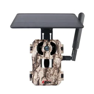 4mp Solar Powered 4G Outdoor infrared wildlife nature hunting trail security camera Animal Surveillance trap game Camera