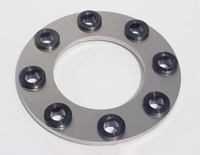 Composants de couplage à disque en acier inoxydable personnalisés, flexibles, OEM, transmission de puissance, couple élevé, durabilité, alésage 10 mm