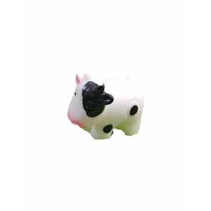 Figurines de vache miniatures, ornements d'animaux blancs peints à la main pour terrarium, bonsaï, décorations succulentes - Product Image 5