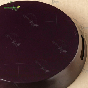 ถาดเสิร์ฟทำจากไม้ไผ่ทำมือสำหรับใช้ในร้านอาหารเป็นมิตรกับสิ่งแวดล้อมกันน้ำทนทานพร้อมด้ามจับที่แข็งแรงเพื่อความสะดวกในการพกพา - Product Image 5