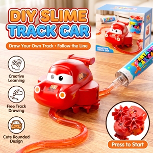 Nuovo Giocattolo Antistress: Mini Auto con Slime a Guida Automatica, Kit Sicuro con Tazze di Slime, Giocattolo Educativo STEM Fai-da-Te per Bambini - Product Image 2
