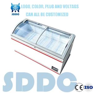 Congelatore Orizzontale di Grande Capacità con Vetrina Trasparente e Cestelli Divisori - Product Image 1