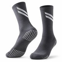 Chaussettes de cyclisme mi-mollet pour hommes, séchage rapide, évacuation de la transpiration, visibilité nocturne réfléchissante, antidérapantes, pour vélo de route et sport