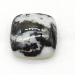 Cabujón de corte cuadrado de varios tamaños de jaspe de cebra para ajuste de joyería - Product Image 1