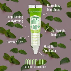 Ruby Kisses Broadway Vita-Lip Clear Lip Gloss 5 gói độ bóng cao không dính kết thúc siêu dưỡng ẩm Công Thức Làm dịu môi vitamin - Product Image 2