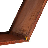 Oniya support de bûches de bois de chauffage en fer lourd conception rustique en nid d'abeille pour intérieur et extérieur hexagone patio porte-bûche de feu matériau métallique