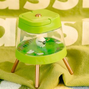 Night Light LED Color Changing <b>Tap</b> Control Battery Powered <b>Square</b> Shape For Bedroom Desk Camping Gift - Product Image 1