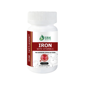 Private Label Iron Capsules with Vitamin C Contains Essential Nutrients That Help Boost Energy Supports Daily Energy Clarity - Product Image 1