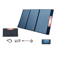 Groothandel 18V Lader Panel Draagbare Opladers 60W 100W 120W 200W 300 W Camping Vouwen 100 200 300 Watt Opvouwbare Zonnepanelen