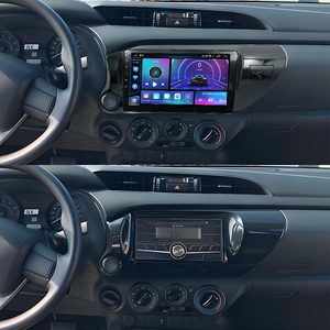 Lecteur multimédia automobile BQCC pour <span class=keywords><strong>Toyota</strong></span> <span class=keywords><strong>Hilux</strong></span> 2015 - 2023, autoradio Android, CarPlay sans fil, navigation GPS automatique, stéréo 2 Din 4G - Product Image 6