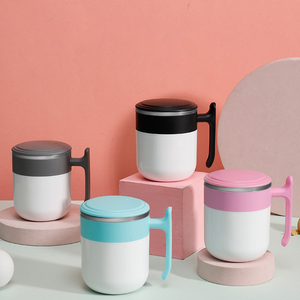 Taza Magnética de Acero Inoxidable de Doble Pared con Asa Práctica, Funcional, Creativa, de Grado Alimenticio, en Oferta - Product Image 5
