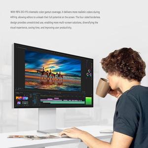 Moniteur 4K 27 pouces en <span class=keywords><strong>aluminium</strong></span> pour studio, écrans LCD, moniteur IPS, écran <span class=keywords><strong>PC</strong></span>, affichage 4K avec USB-C pour la conception graphique - Product Image 6