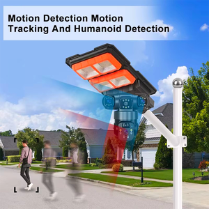 V380pro 10x Zoom 3 ống kính 6MP Đèn Đường 4 gam Sim năng lượng mặt trời bảng điều khiển pin IP67 không thấm nước an ninh CCTV năng lượng mặt trời tầm nhìn ban đêm 18000mAh - Product Image 4